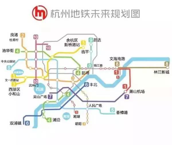 2022年杭州地铁运营图_杭州地铁规划图 2022_杭州2020年地铁规划高清图